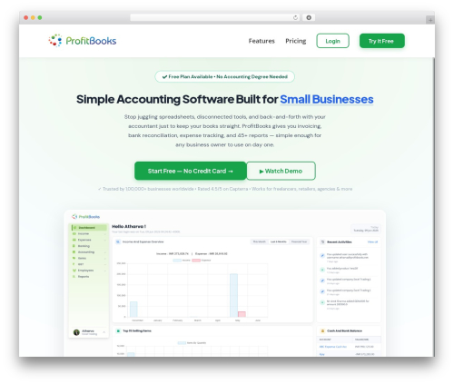 The7 Classic WordPress theme for business - profitbooks.net