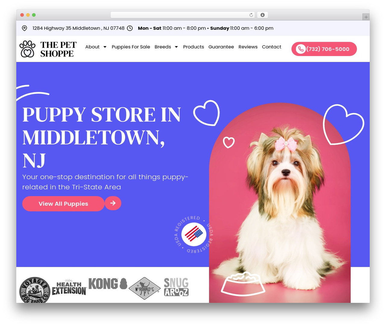 Theme WordPress Pet Shoppe Puppies - petshoppepuppies.com