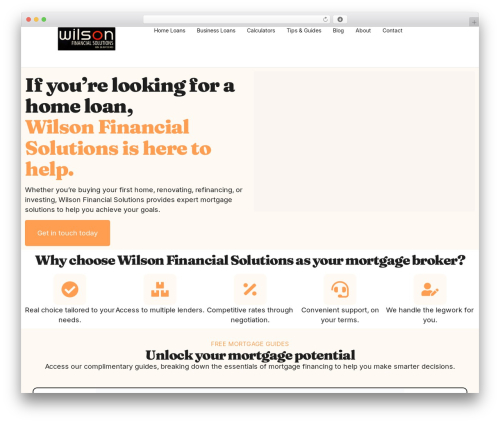 WordPress theme Hello Elementor - wilsonfinancialsolutions.smartonline.com.au