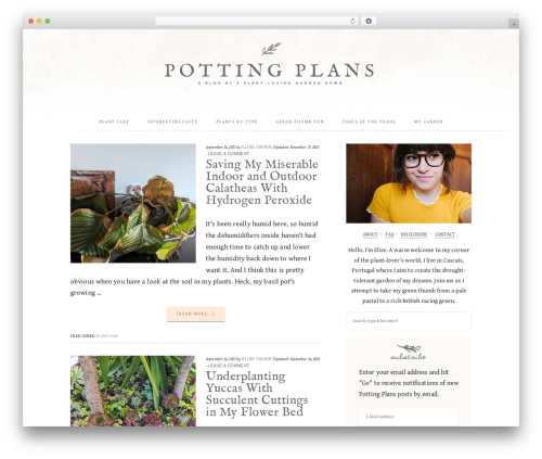 WordPress theme Market Theme - pottingplans.com