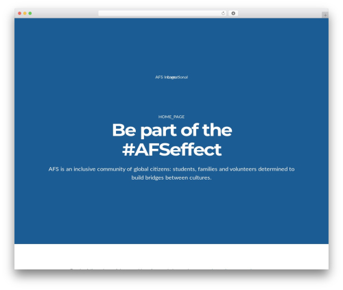 WordPress theme AFS Core Theme - afs.org.za