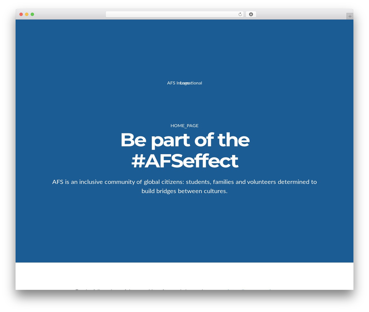WordPress theme AFS Core Theme - afs.org.za
