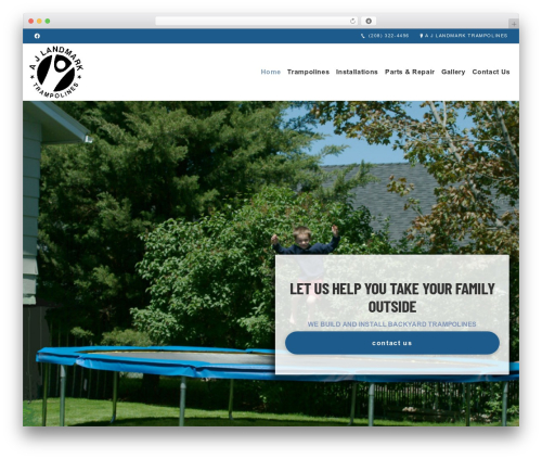 WordPress theme Beacon Theme - ajlandmarktrampolines.com