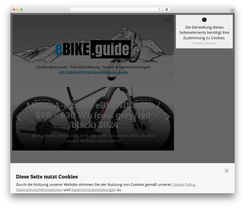 WordPress theme eBIKE.guide - ebike.guide