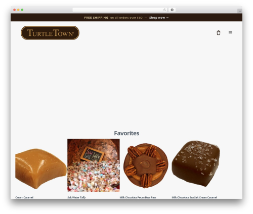 WordPress theme Food - turtletown.com