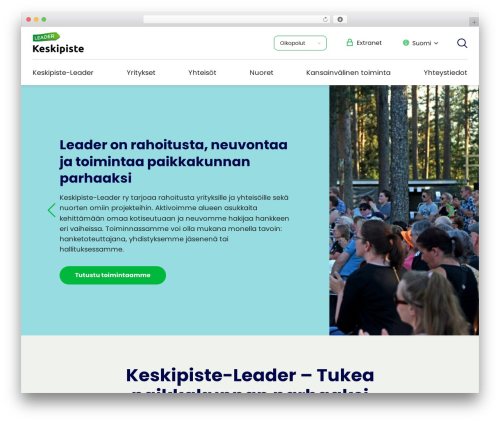 WordPress theme Höyrymoottori - keskipisteleader.fi
