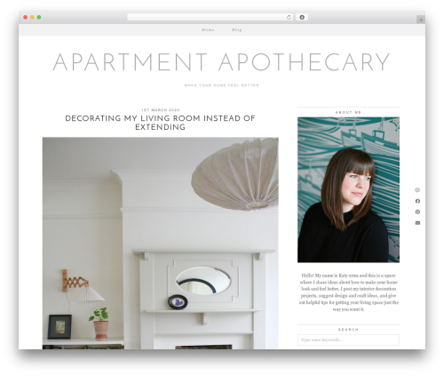 WordPress website theme Ghost Shell (pipdig) - apartmentapothecary.com