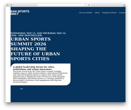 Icon block WordPress plugin - urbansportssummit.com