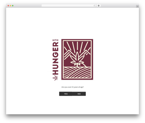 CannaBuilder WordPress theme - hungermtnhemp.com