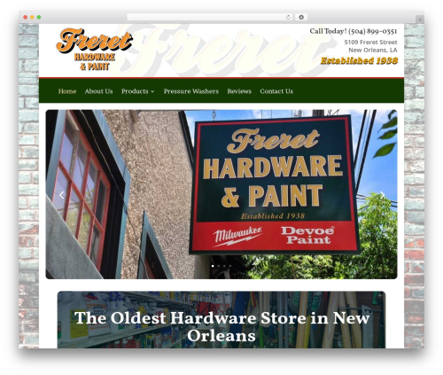 Divi WordPress theme - frerethardware.com