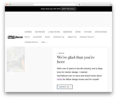 Wptangtoc WordPress plugin - top10decor.com