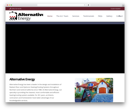 Impreza WordPress theme - heatthefloor.com