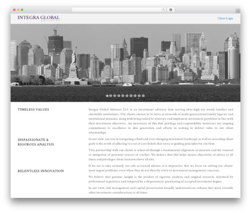 Integra theme WordPress - integraga.com