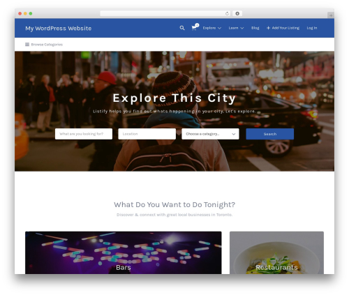 Listify WordPress theme - zillasocial.com