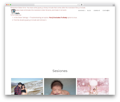 Mora WordPress theme - anaavilafotografia.com