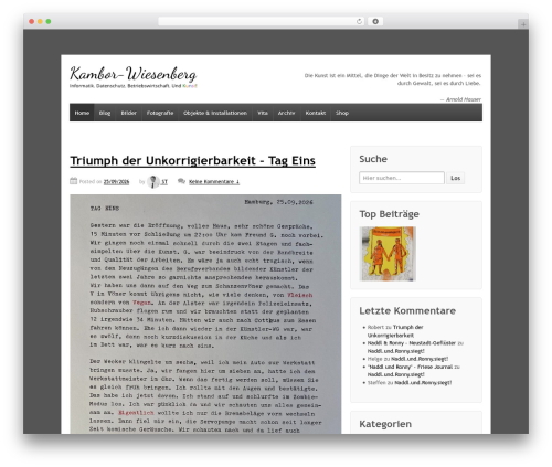 Responsive Pro WordPress blog theme - kambor-wiesenberg.de