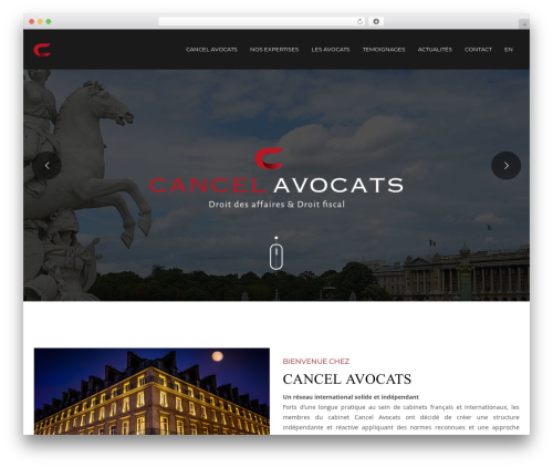 Setsen WordPress theme - cancelavocats.com