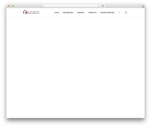 wegener WordPress shop theme - suburbanmarble.com