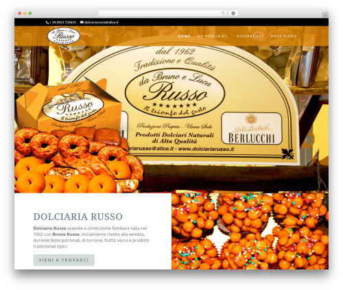 WordPress theme cafe - dolciariarusso.it