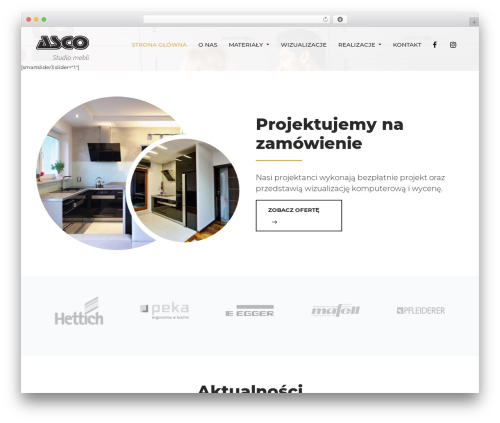 asco WordPress theme - asco-meble.pl