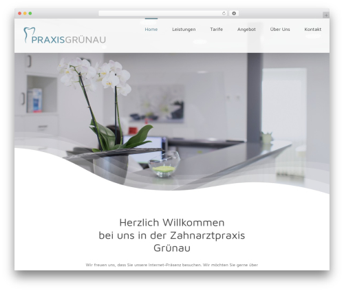 Avada theme WordPress - praxisgruenau.ch