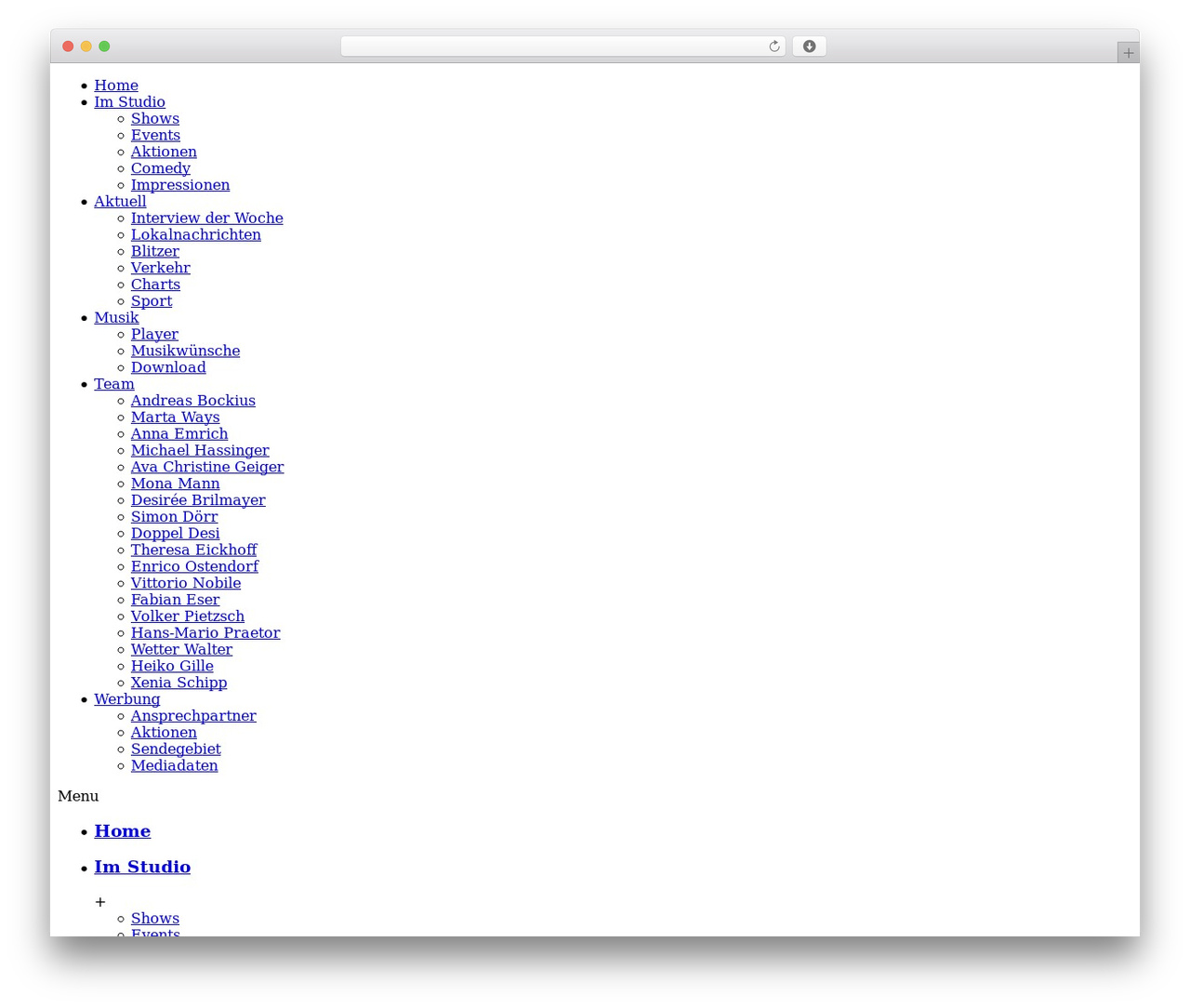 Bricks WordPress theme - radiomainzlive.de