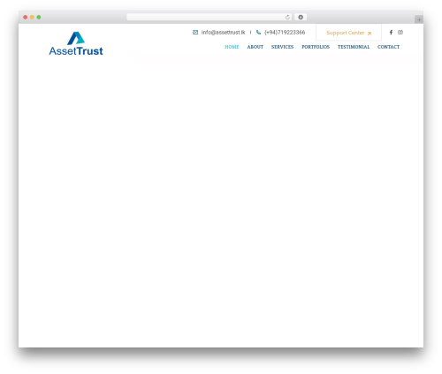Builo theme WordPress - assettrust.lk
