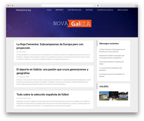 Creative Gem premium WordPress theme - galizanova.org Creative Gem premium WordPress theme - galizanova.org