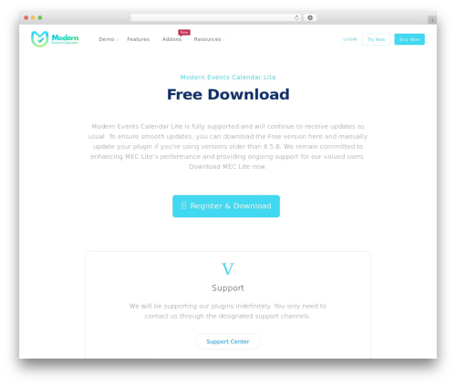 Mec virtual events WordPress plugin - mec.webnus.net