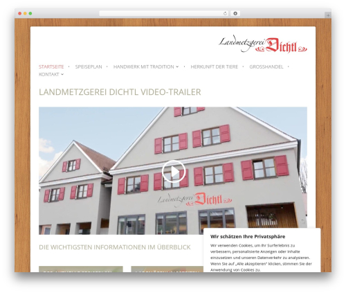 Divi theme WordPress - metzgerei-dichtl.de