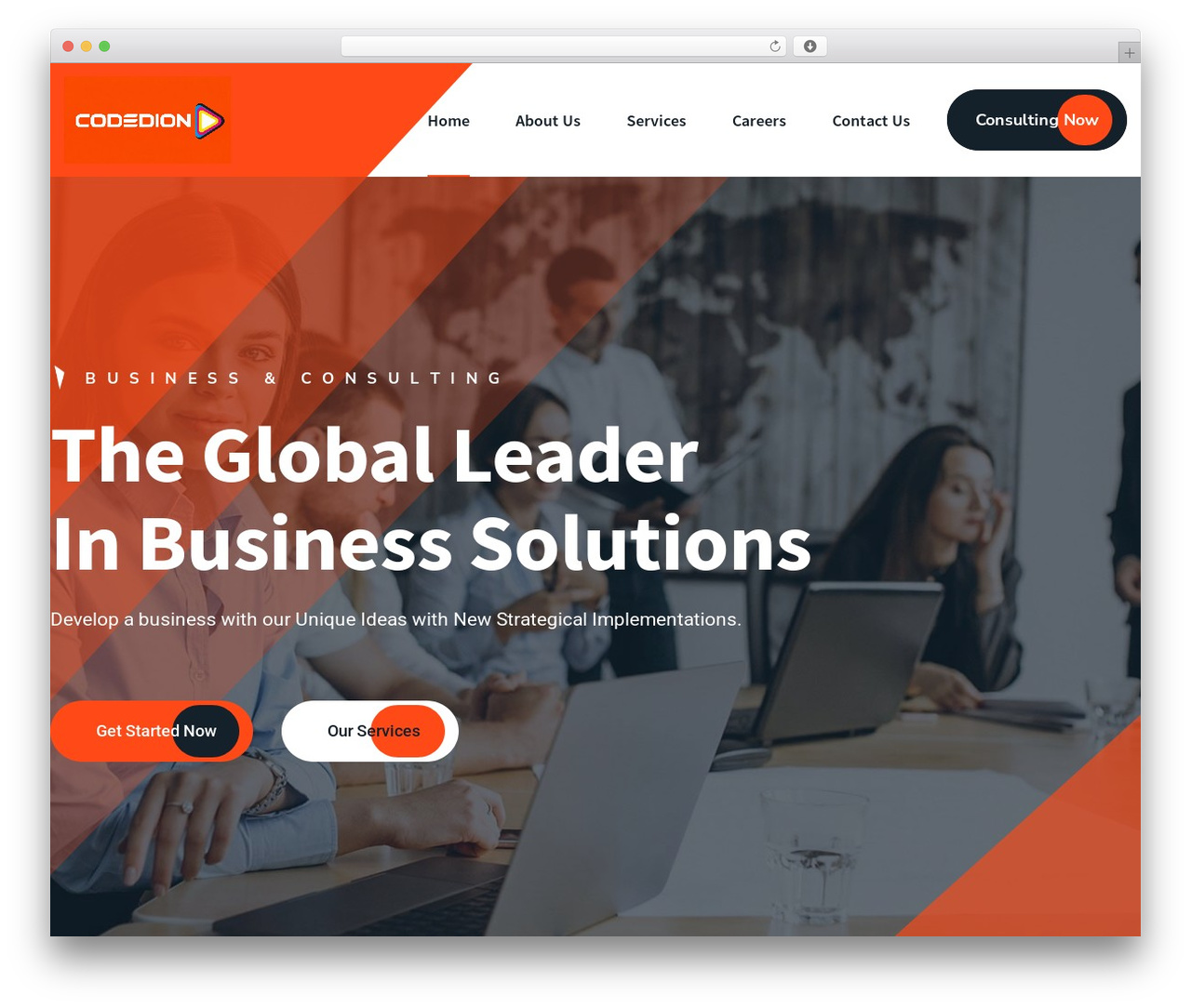 Finsa WordPress theme - codedion.com