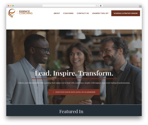Lyfpro WordPress theme - theessenceofcoaching.com