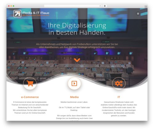 MDESIGN WP theme - maue.com
