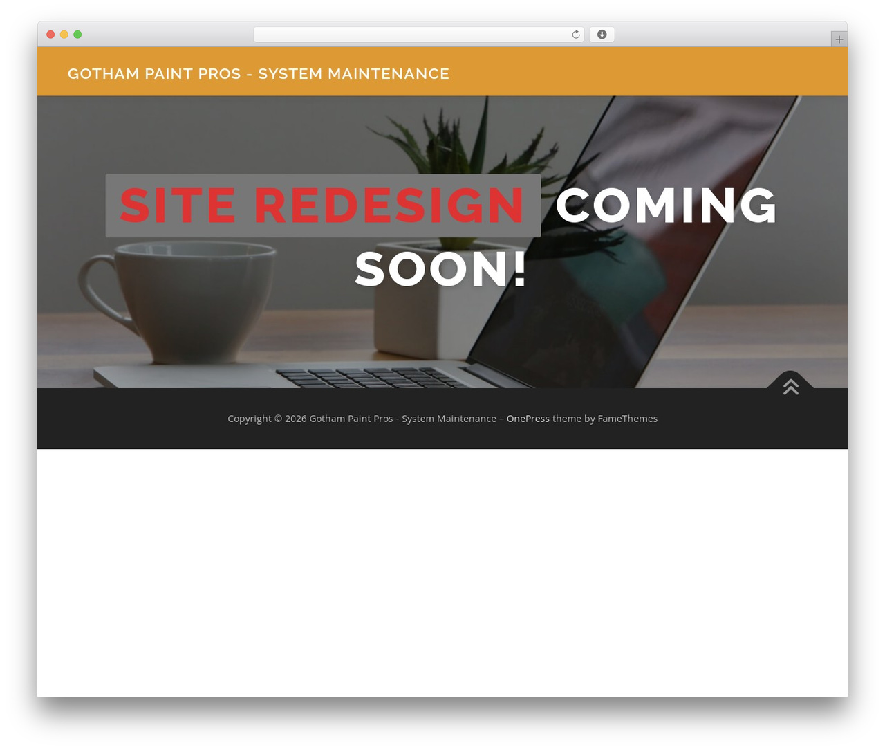OnePress WP theme - gothampaintpros.com
