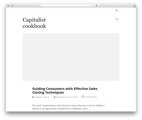 Rara Readable premium WordPress theme - capitalistcookbook.com Rara Readable premium WordPress theme - capitalistcookbook.com