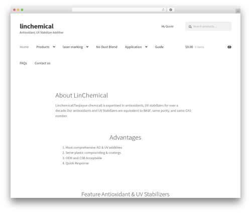 Storefront powerpack WordPress plugin - linchemical.com