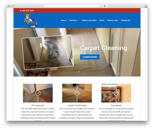 Theme WordPress Divi - carpetrepairsanjose.com