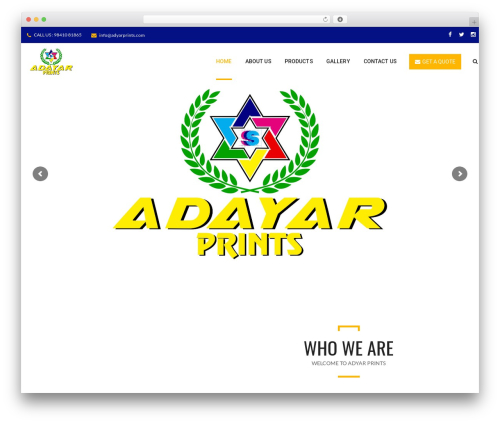 Darna framework WordPress plugin - adyarprints.com