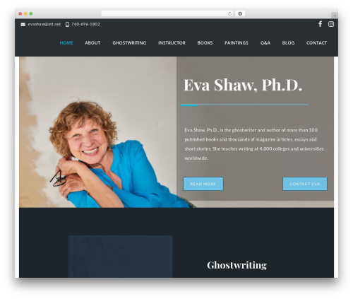 Theme WordPress JackBaker - evashaw.com