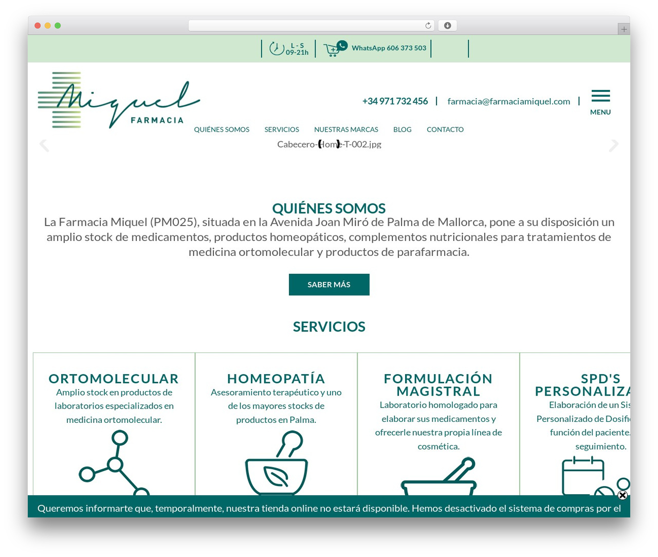 Theme WordPress MasterBip - farmaciamiquel.com Theme WordPress MasterBip - farmaciamiquel.com