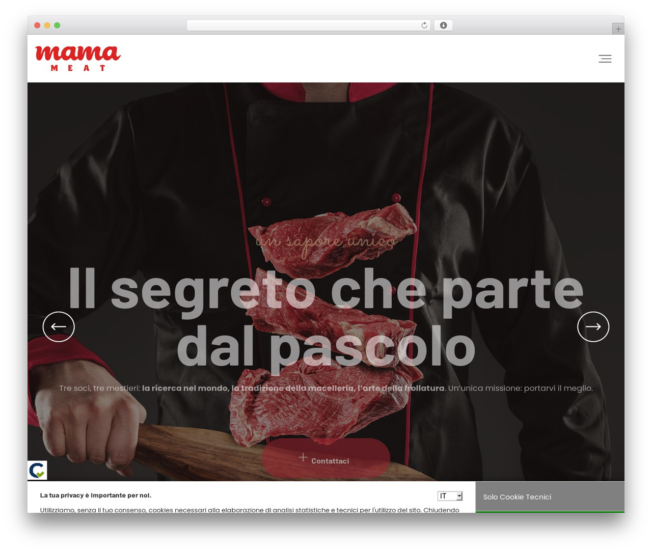 WordPress theme Bubulla - mamameat.it