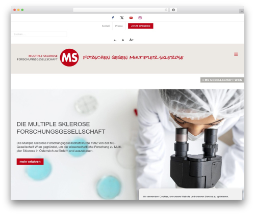 WordPress theme Avada - msges-forschung.at