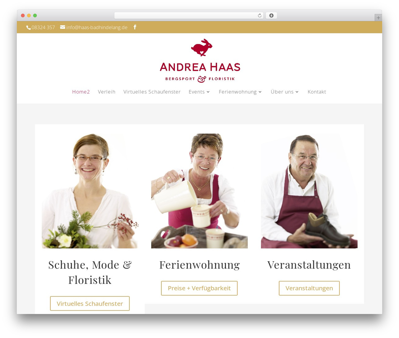 WordPress theme Divi - haas-badhindelang.de