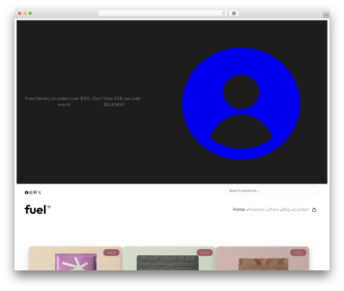 WordPress theme fuel - demo.anarieldesign.com/fuel
