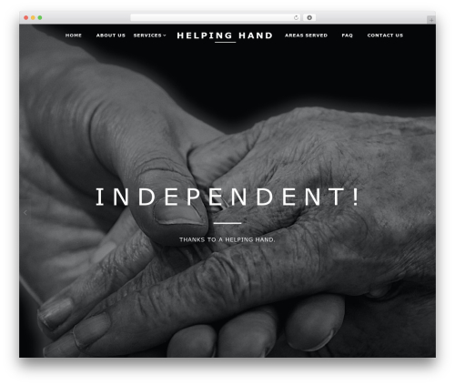WordPress theme Myriad - helpinghandseniorservices.com