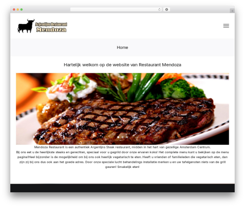 Avada best WordPress theme - mendozarestaurant.nl