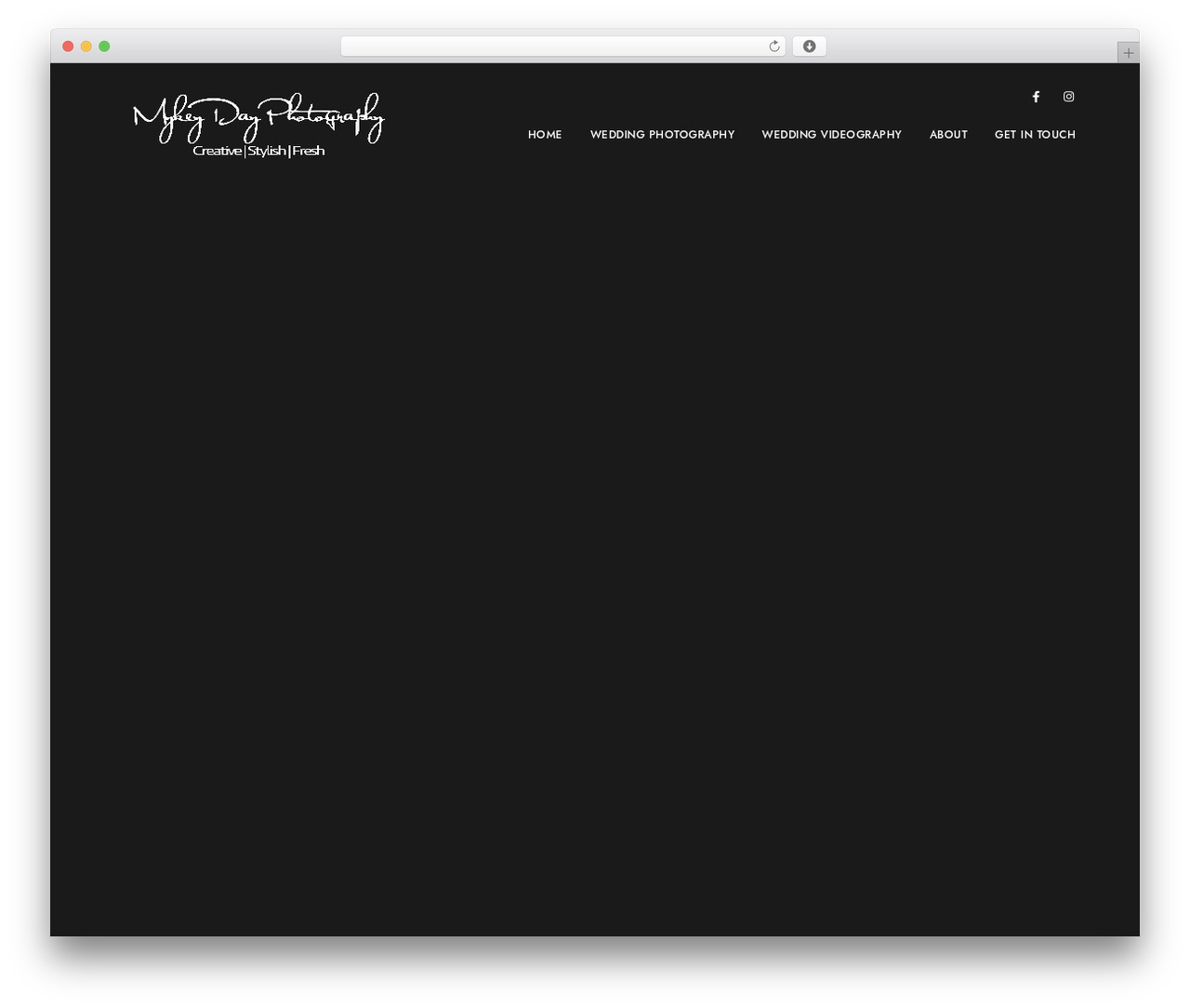 Blacksilver WordPress wedding theme - mykeyday-photography.com