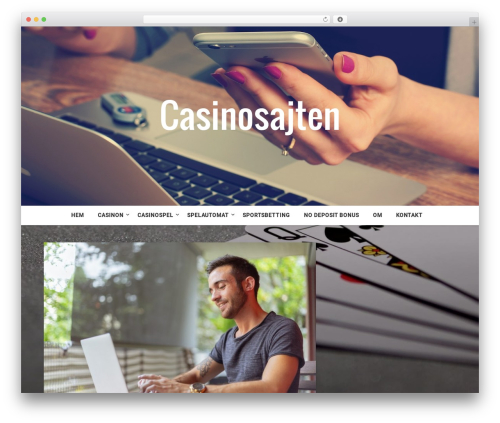 Businessly company WordPress theme - casinosajten.se