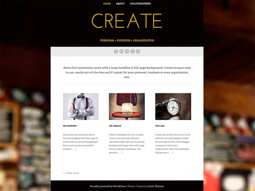 CreateChild theme WordPress