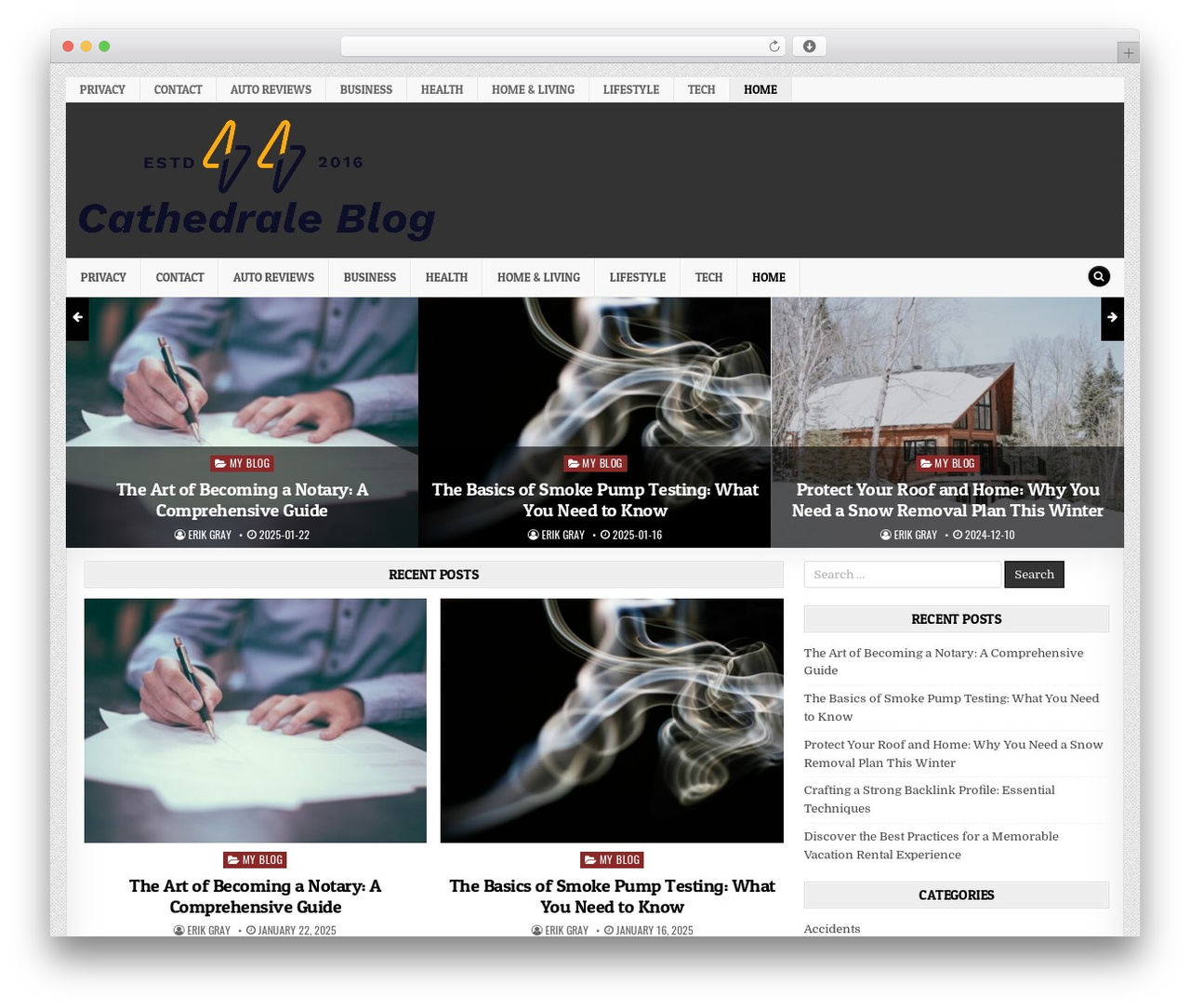 MaxWP WordPress theme - cathedrale-nice.com